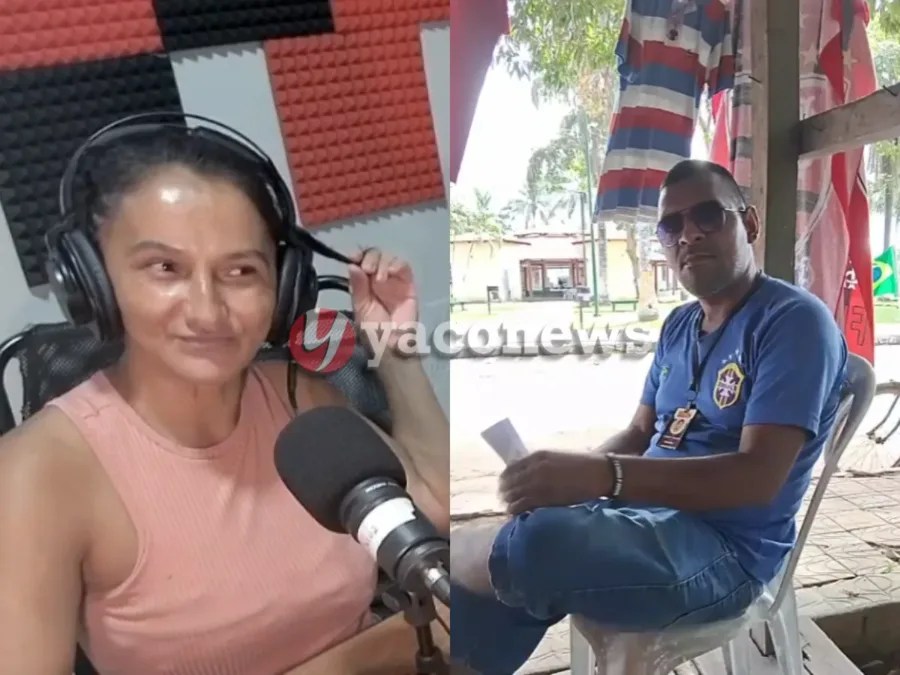 Moradora de Manoel Urbano e locutor de rádio viram assunto nas redes após troca de vídeos