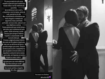 Michelle Barros anuncia fim de namoro com Shia: “Ponto e vírgula no nosso roteiro”