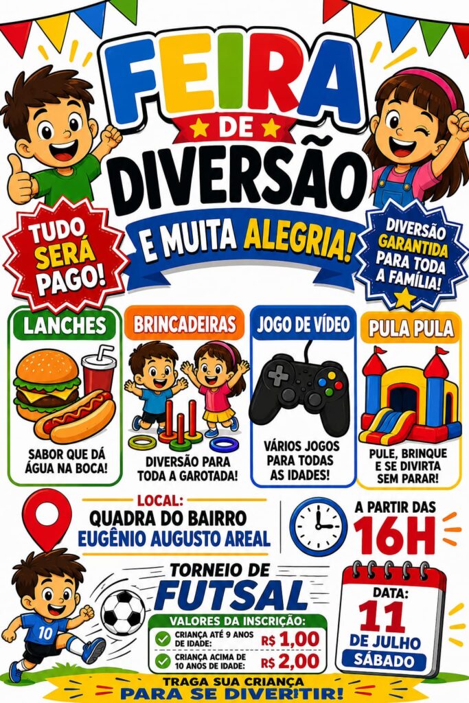Professores da rede municipal de Sena Madureira organizam evento para arrecadar recursos para o Dia das Crianças.
