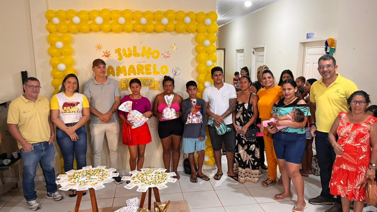 Prefeitura de Sena Madureira intensifica ações do Julho Amarelo com testes rápidos e prevenção às hepatites virais