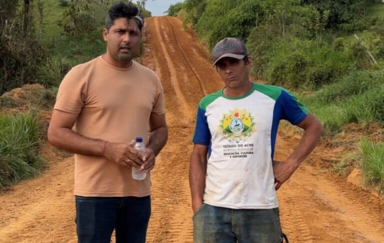 Vereador Real acompanha reabertura do Ramal do Ouro em Sena Madureira