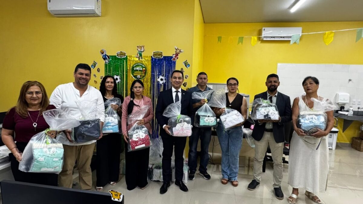 Projeto entrega 50 enxovais para recém-nascidos em Sena Madureira com apoio da Justiça