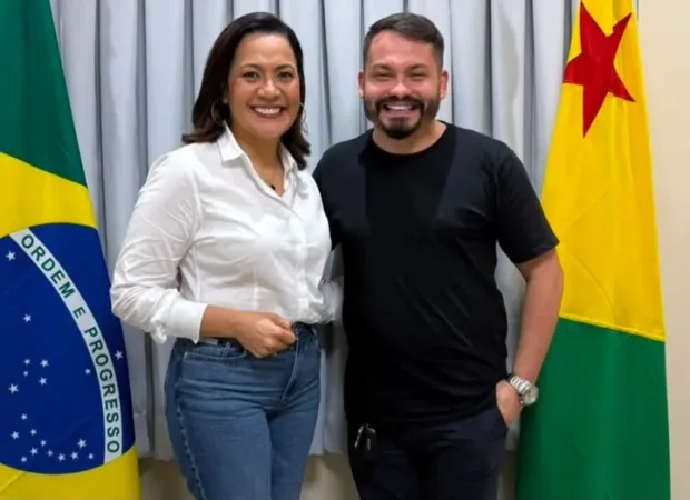 Maycon Moreira apresenta demandas de Sena Madureira à governadora Mailza Assis.