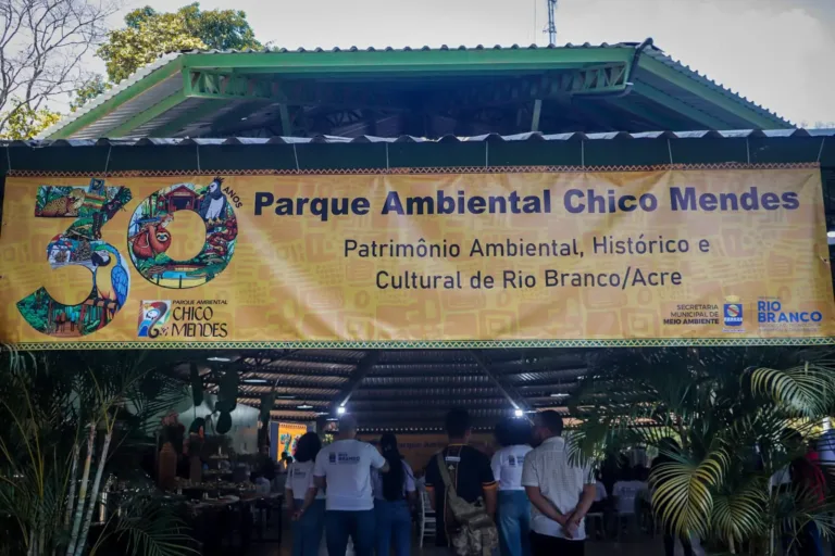 Parque Chico Mendes completa 30 anos e ganha revitalização de R$ 1,5 milhão em Rio Branco.