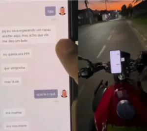 Passageiro faz proposta de cunho sexual a motociclista de aplicativo no Acre antes de corrida.