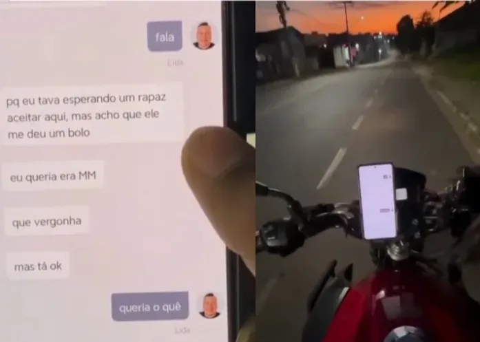 Passageiro faz proposta de cunho sexual a motociclista de aplicativo no Acre antes de corrida.