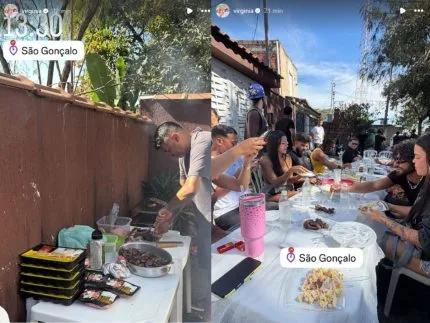 Virginia Fonseca aparece em São Gonçalo, cidade natal de Vini Jr., no Rio de Janeiro