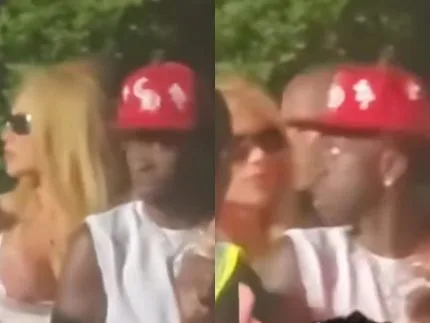 Virginia Fonseca e Vini Jr. surgem de mãos dadas em show de Bad Bunny na Itália