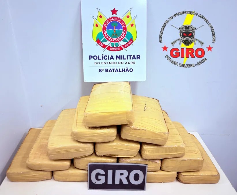 PM apreende quase 16 quilos de maconha no bairro Cristo Libertador, em Sena Madureira
