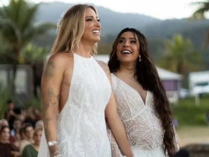 Lauana Prado celebra um mês de casamento com Tati Dias e se declara: “Do nosso jeitinho”