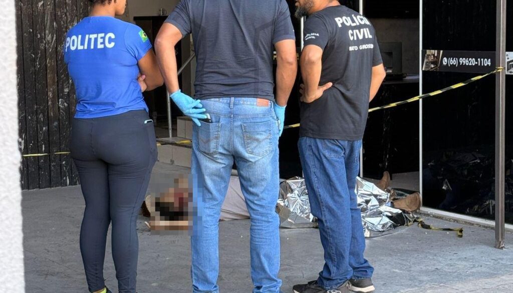 Ex-policial militar morre baleado durante tentativa de ataque a empresário em Sinop.