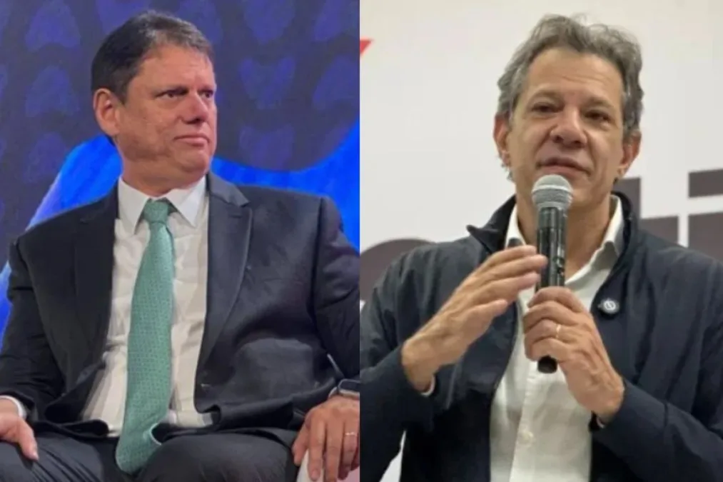 Pesquisa Ideia/ ACSP: Tarcísio tem 51% e Haddad, 34% no 1º turno em SP