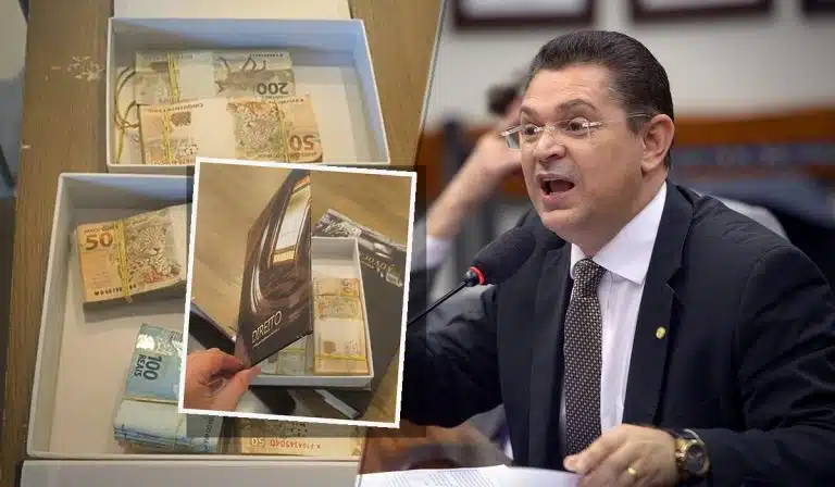PF encontra dinheiro escondido em livro na casa de advogado ligado a investigação sobre Sóstenes