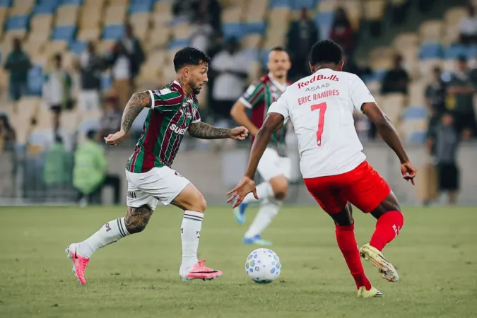 Com confusão e gol no fim, Fluminense e Bragantino empatam em 1 x 1