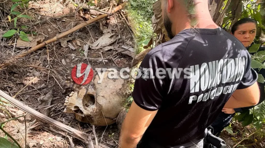 Crânio encontrado em Rio Branco