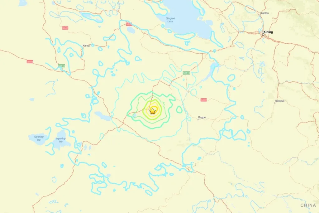 Dois terremotos atingem o noroeste da China