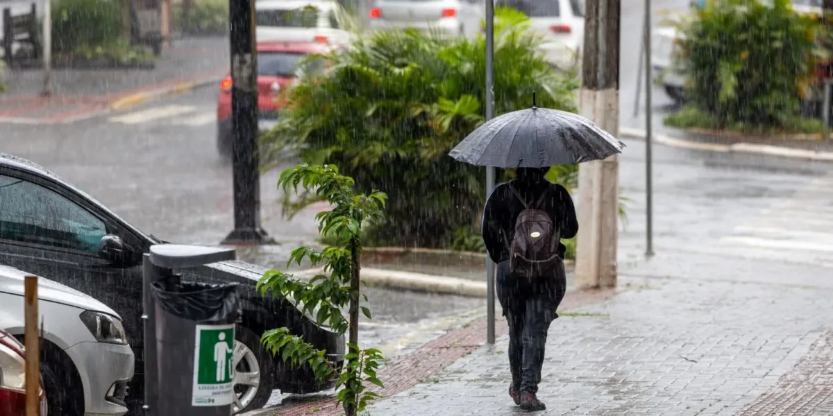 Temporais se interiorizam em Santa Catarina