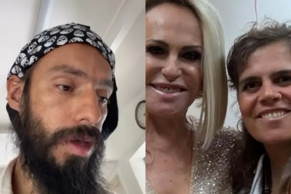 Ex da filha de Ana Maria Braga chora ao falar sobre medida protetiva