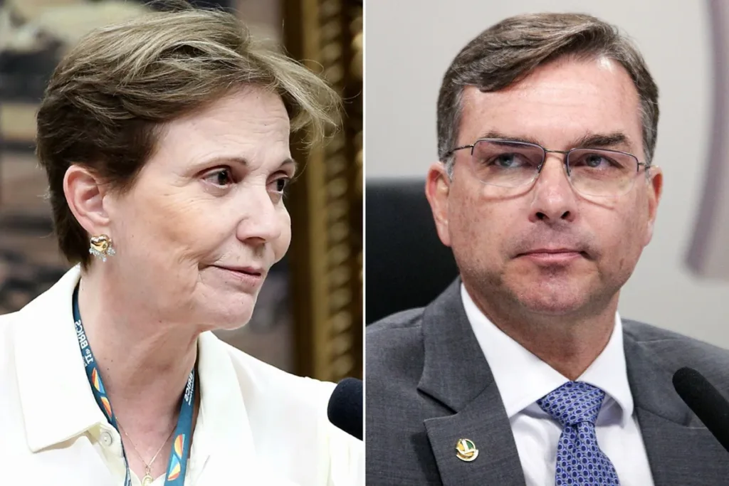 Flávio Bolsonaro confirma que Tereza Cristina aceitou ser vice
