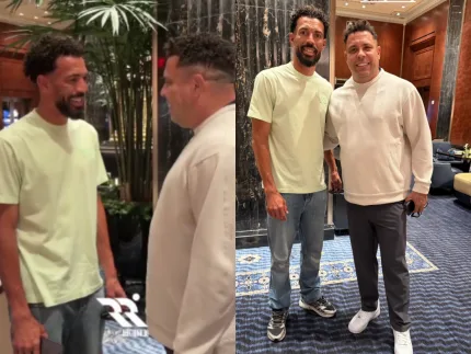 Fenômenos da Copa: Vozinha, goleiro de Cabo Verde, encontra Ronaldo