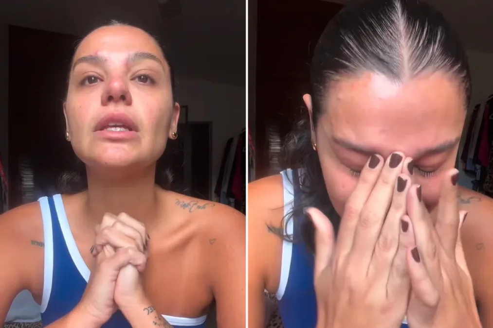 Gabriella Augusto chora e rebate Cartolouco: "Ele não foi inocentado"