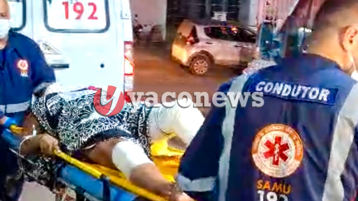 Colisão entre motos deixa grávida ferida e motociclista com amputação de dedo na Estrada do Calafate em Rio Branco