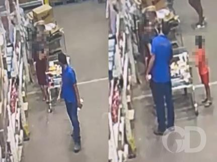 Câmera flagra mulher sendo assediada em supermercado; suspeito é preso