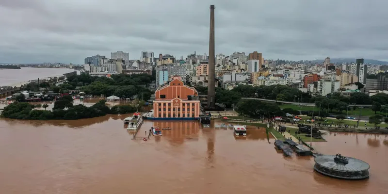 Rio Guaíba pode atingir cota de alerta até sexta-feira em Porto Alegre