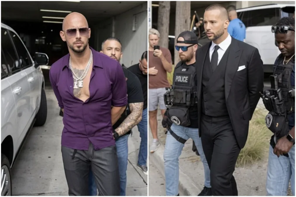Influenciadores Andrew e Tristan Tate são presos nos Estados Unidos