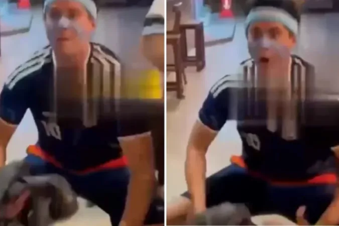 Justiça decreta prisão de argentino que imitou macaco para homem negro