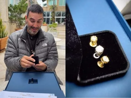 Andre Marques transforma cinzas de cadela em diamantes e fará joia com as do pai