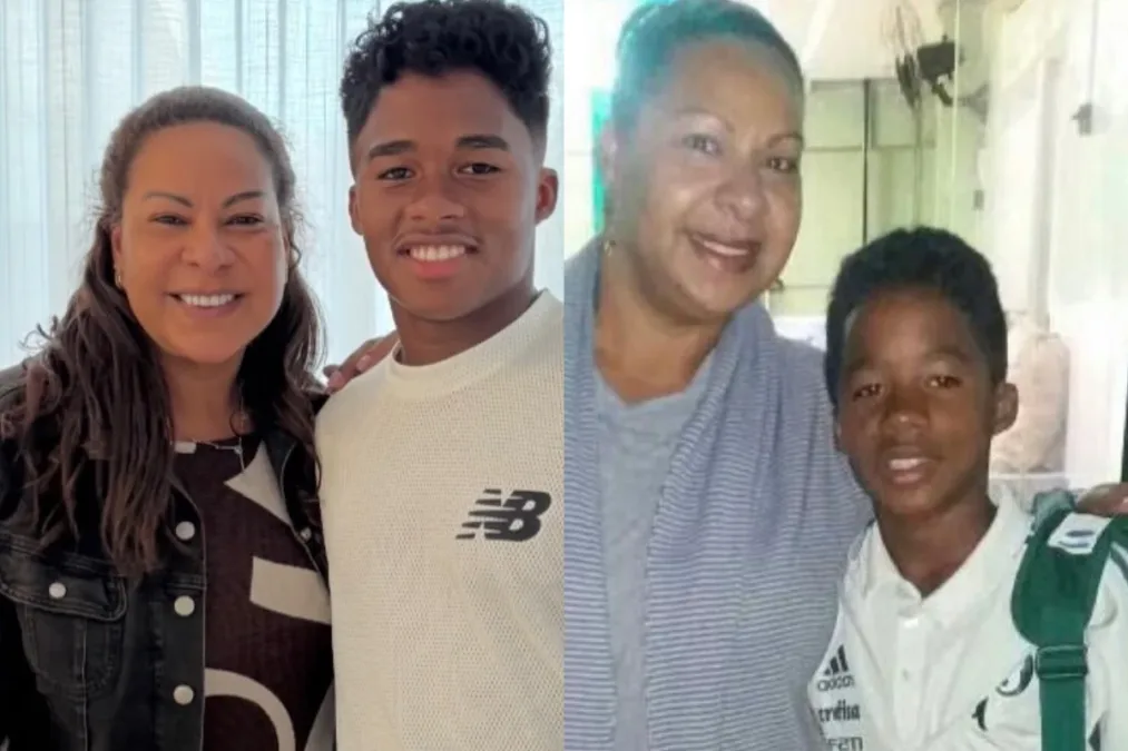 Mãe de Endrick abre álbum de fotos para celebrar 20 anos do jogador