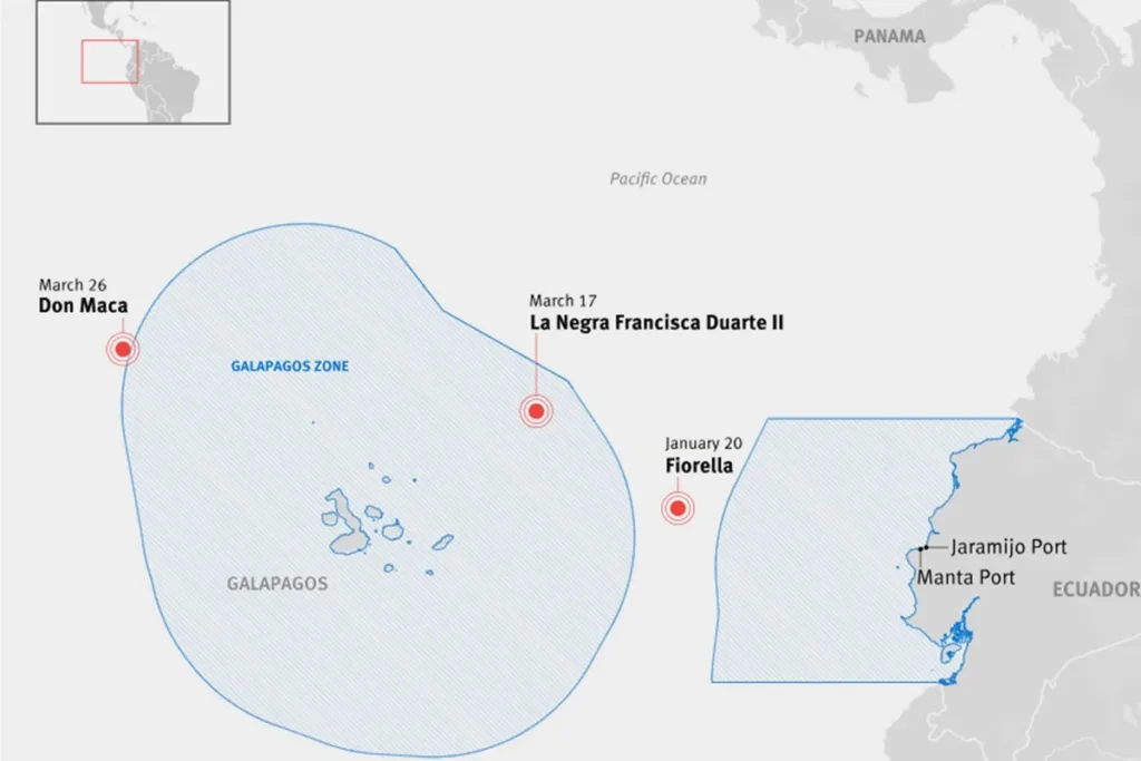 ONG acusa EUA de atacarem barcos pesqueiros do Equador