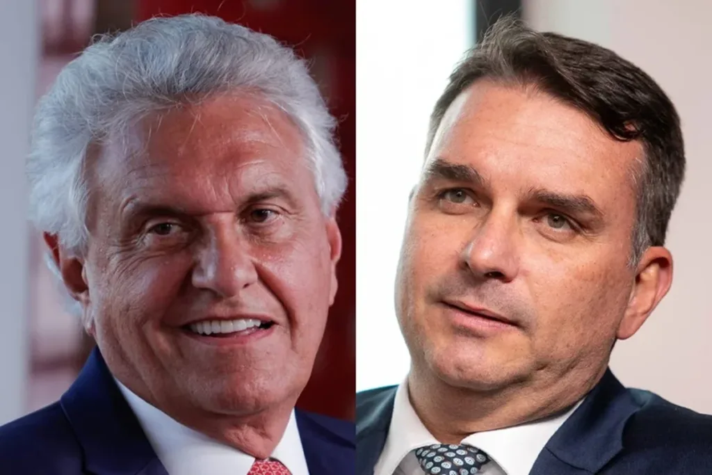 Os apelidos que Caiado usa para se referir a Flávio Bolsonaro
