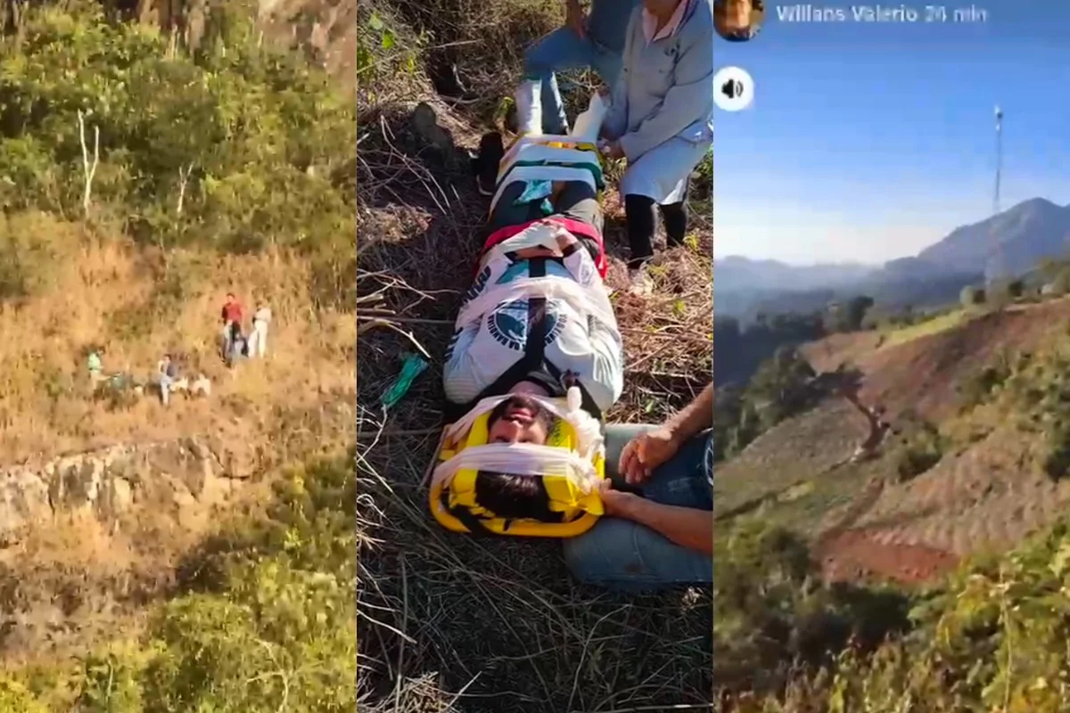 Piloto de parapente sofre queda na Serra do Caparaó em Minas Gerais