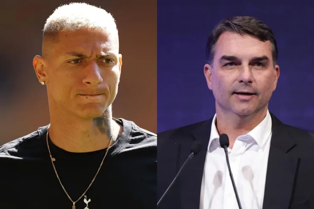 Richarlison reposta vídeo com críticas a Flávio Bolsonaro por mansão