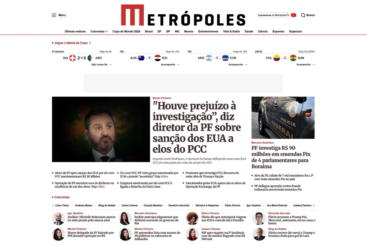 Saiba como ter o Metrópoles como fonte favorita de notícia no Google