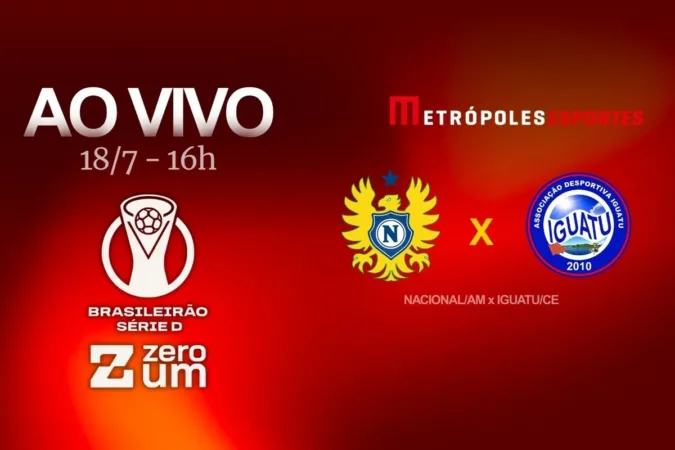 Série D ZeroUm: assista Nacional-AM x Iguatu-CE ao vivo e com imagens