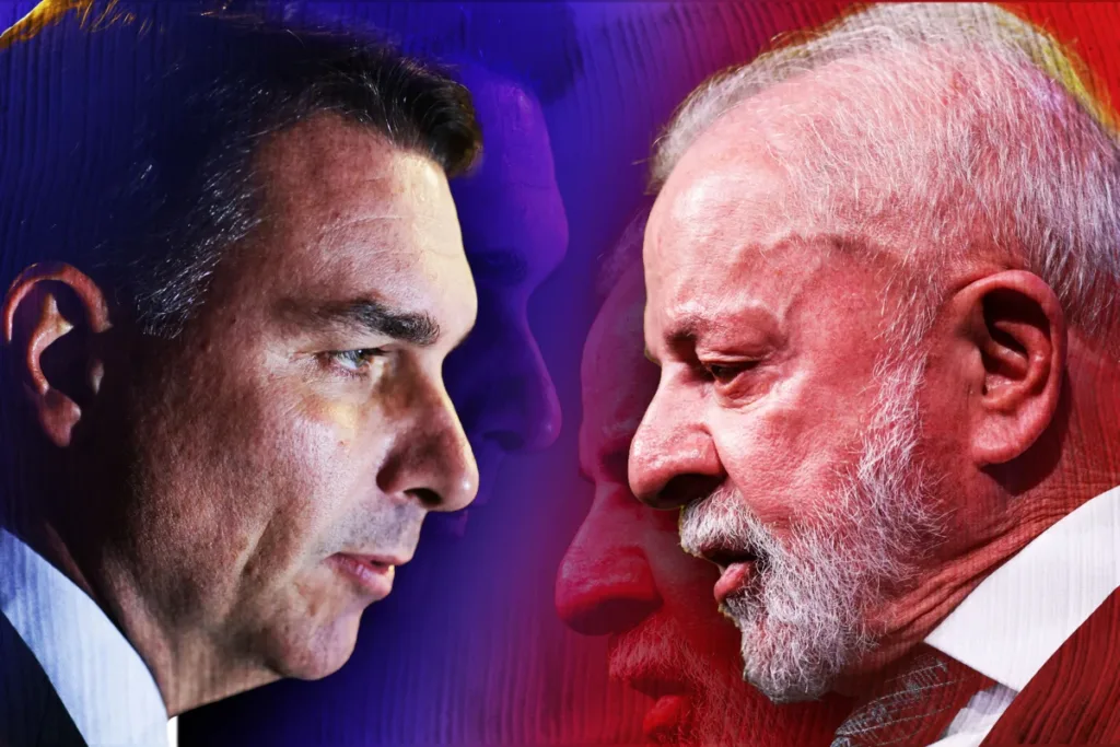 Tracking anima campanha de Flávio Bolsonaro; aliados de Lula minimizam
