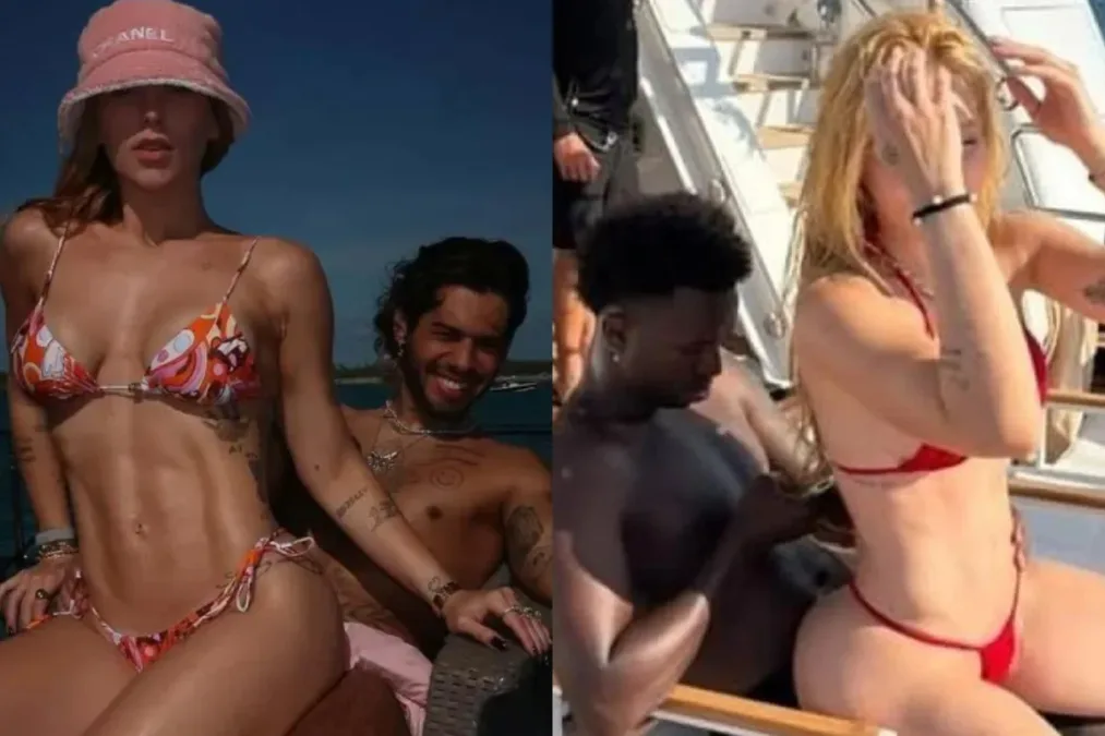 Virginia Fonseca repete com Vini Jr. foto que tirou com Zé Felipe