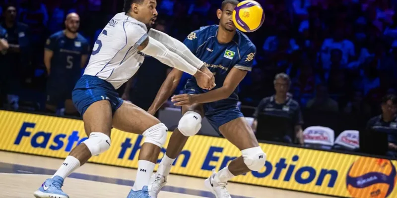 Seleção masculina perde e pode dar adeus à Liga das Nações de vôlei