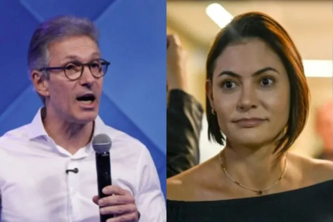 Zema diz que Michelle Bolsonaro é sua opção para vice, mas ela nega