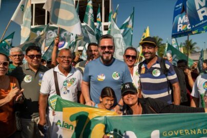 Alt Text: Alan Rick promete construir viaduto na Vila Acre em Rio Branco