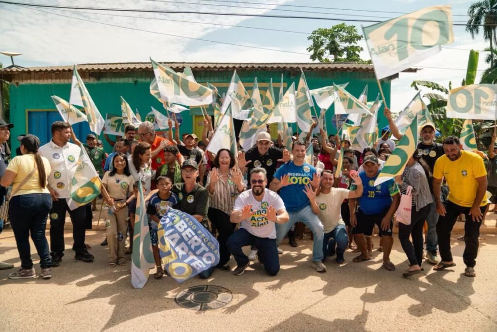 Alan Rick apresenta propostas para indígenas durante agenda de campanha em Santa Rosa do Purus