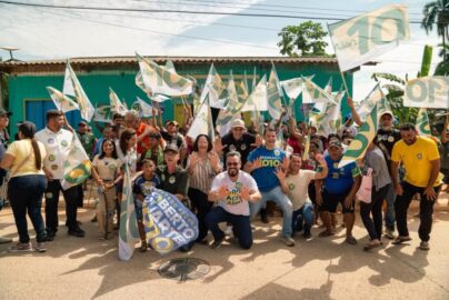 Alan Rick apresenta propostas para indígenas durante agenda de campanha em Santa Rosa do Purus