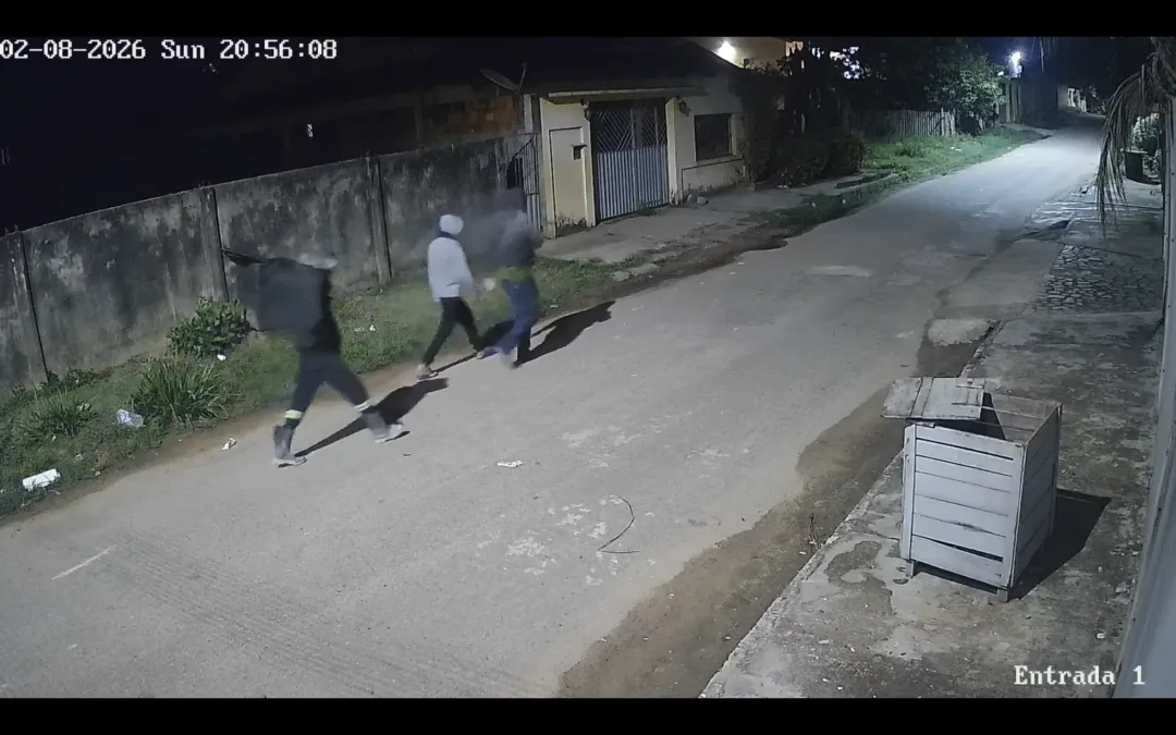 Tentativa de assalto no bairro Jardim Primavera é flagrada por câmeras de segurança durante a madrugada