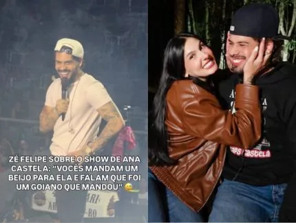 Zé Felipe surpreende ao mandar recado para Ana Castela em show