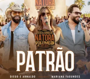 Diego & Arnaldo lançam “Patrão” ao lado de Mariana Fagundes após gravação diante de 25 mil pessoas