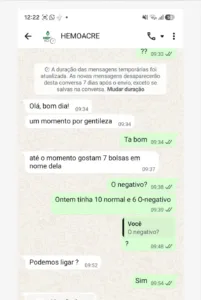 Hemoacre enfrenta queixas sobre falta de bolsas de sangue para cirurgia cardiaca.