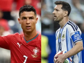 Cristiano Ronaldo se manifesta após Messi perder o pai: “Muita força!”